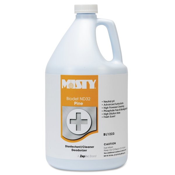 Misty Cleaners & Detergents, 1 gal. Bottle, Pine, 4 PK 1038809